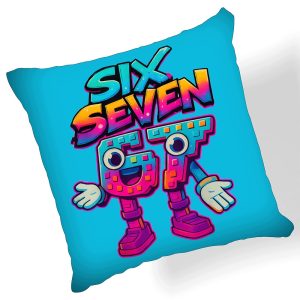 Poduszka sixseven niebieska