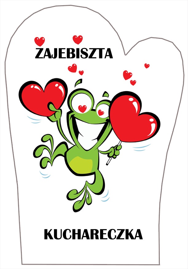 rękawica kuchenna żaba